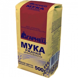 Мука ржаная цельносмолотая 500 гр