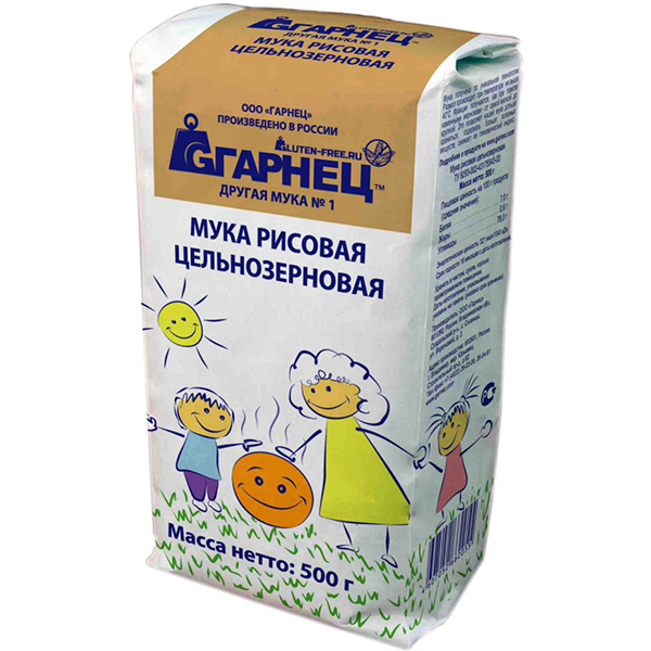 Мука рисовая цельнозерновая (500 гр)