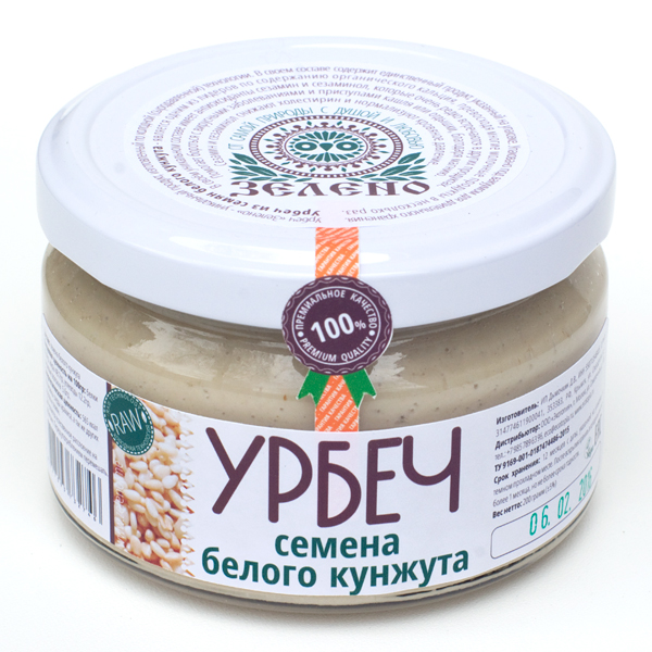 Урбеч из семян кунжута белого (200 гр)