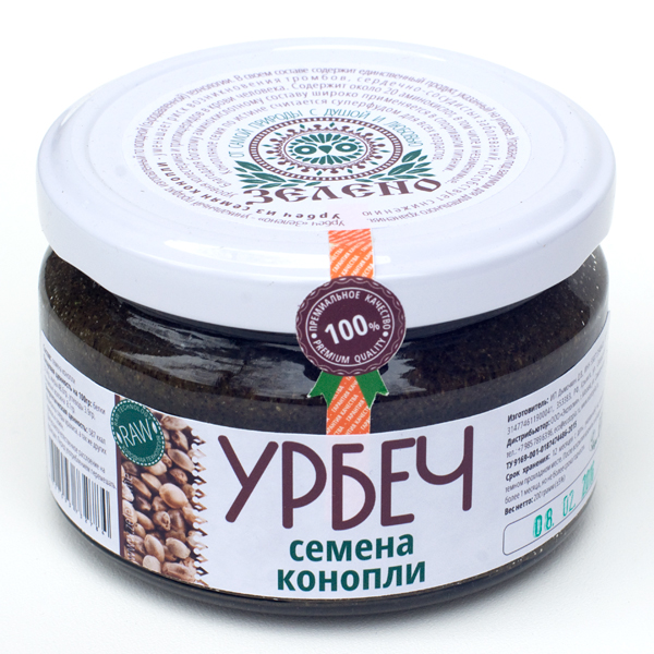 Урбеч из семян конопли (200 гр)