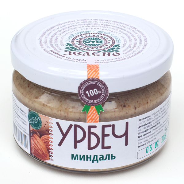 Урбеч из миндаля (200 гр)