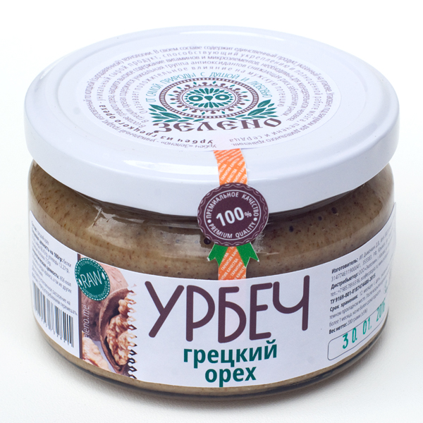 Урбеч из грецкого ореха (200 гр)